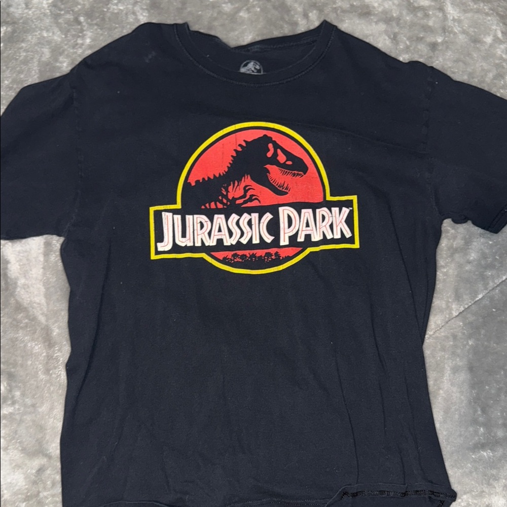 Jurassic Park Black Graphic Tee